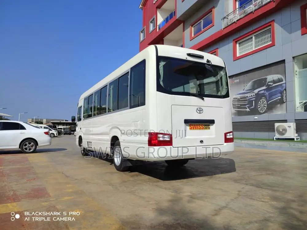 New Toyota Coaster 2025 White