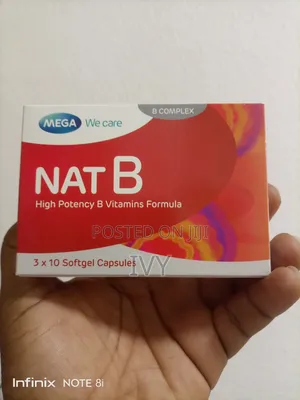 Nat B (B Complex) High Potency B Vitamins Formula