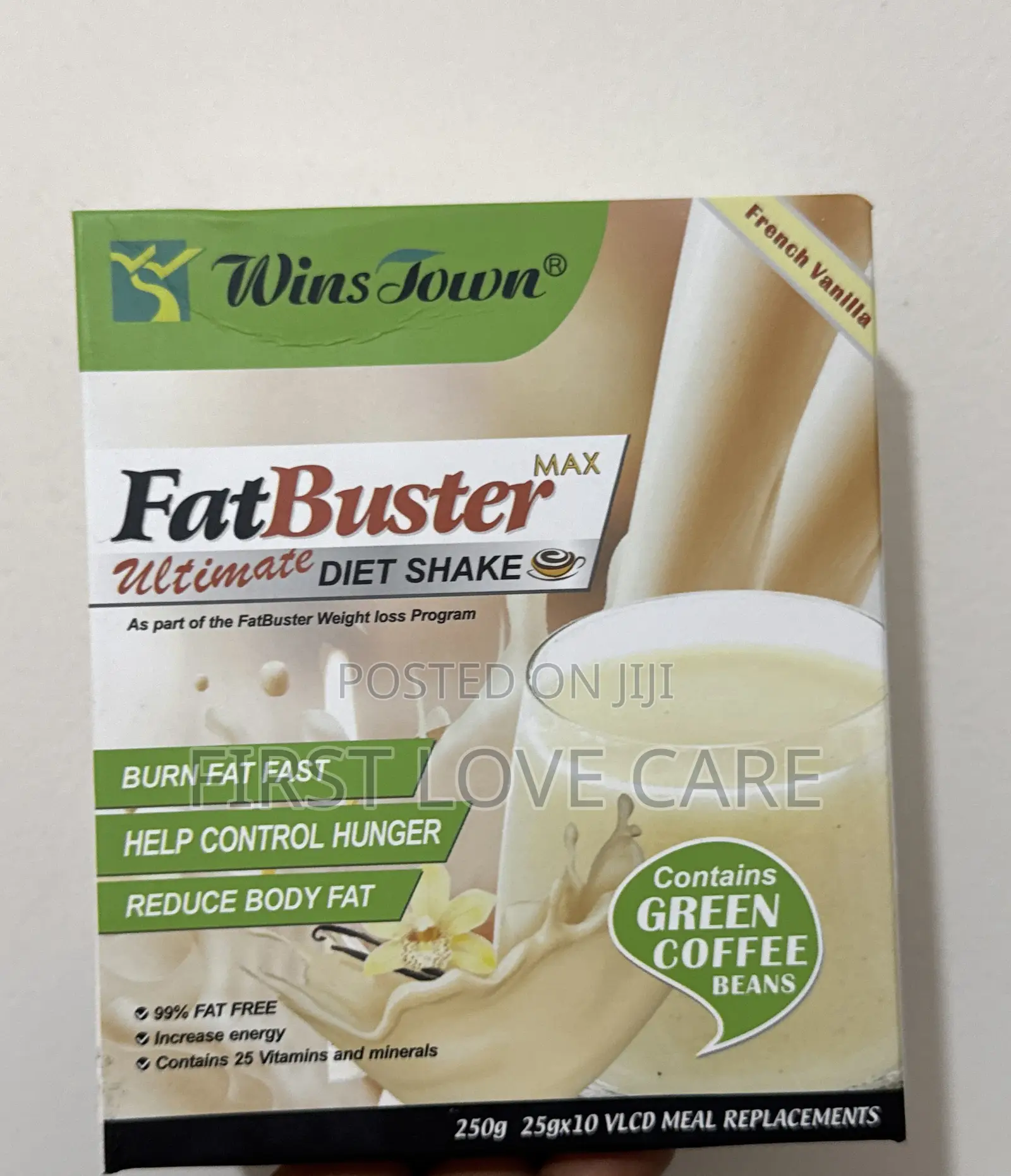 Wins Town Fat Buster Max French Vanilla Flavor