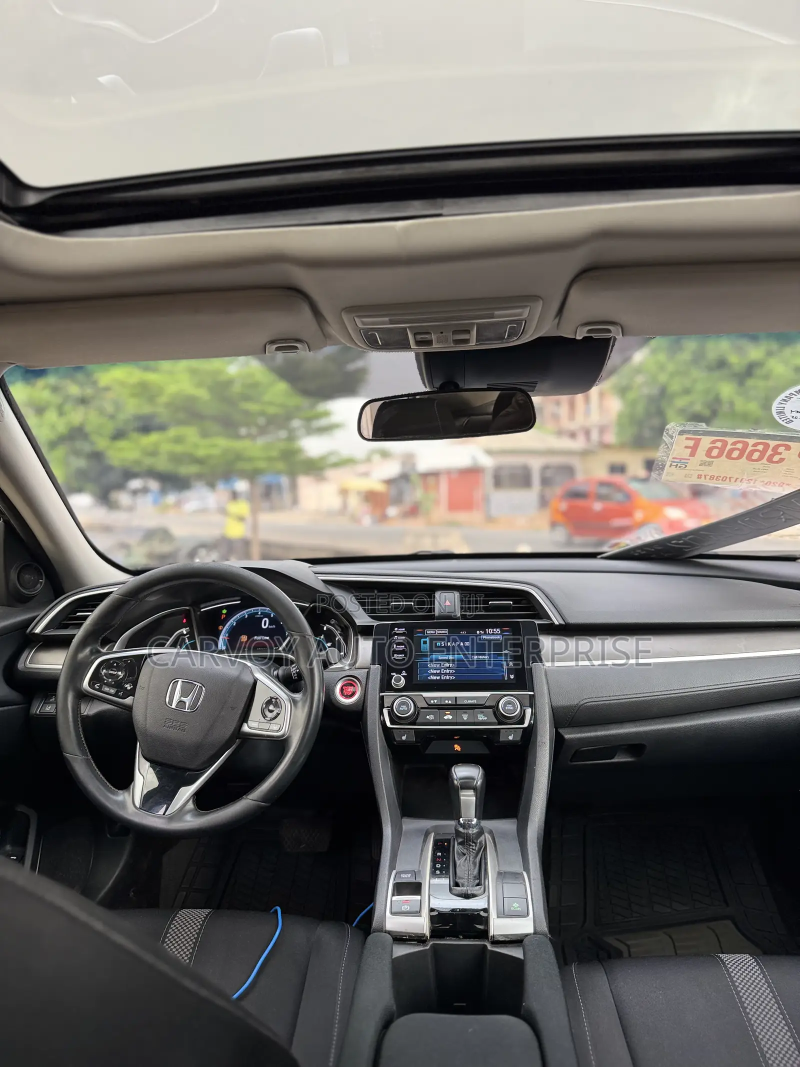Honda Civic EX Sedan 2019 Black