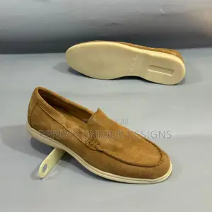 Desert Elegance Suede Loafers