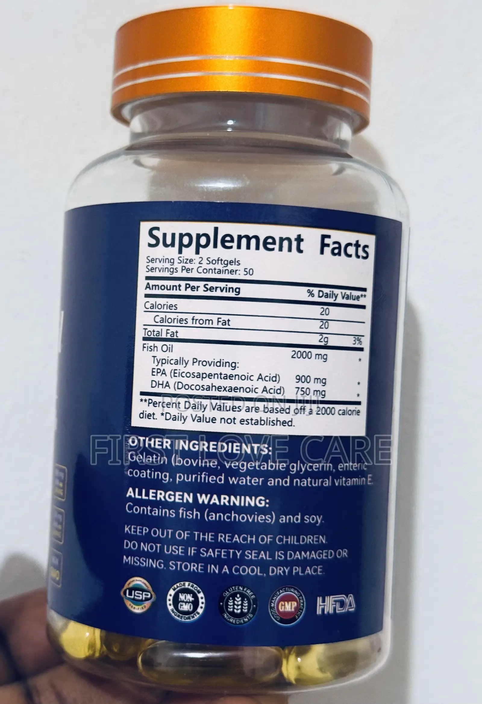 Douzi Fish Oil Omega 3 Triple Strength