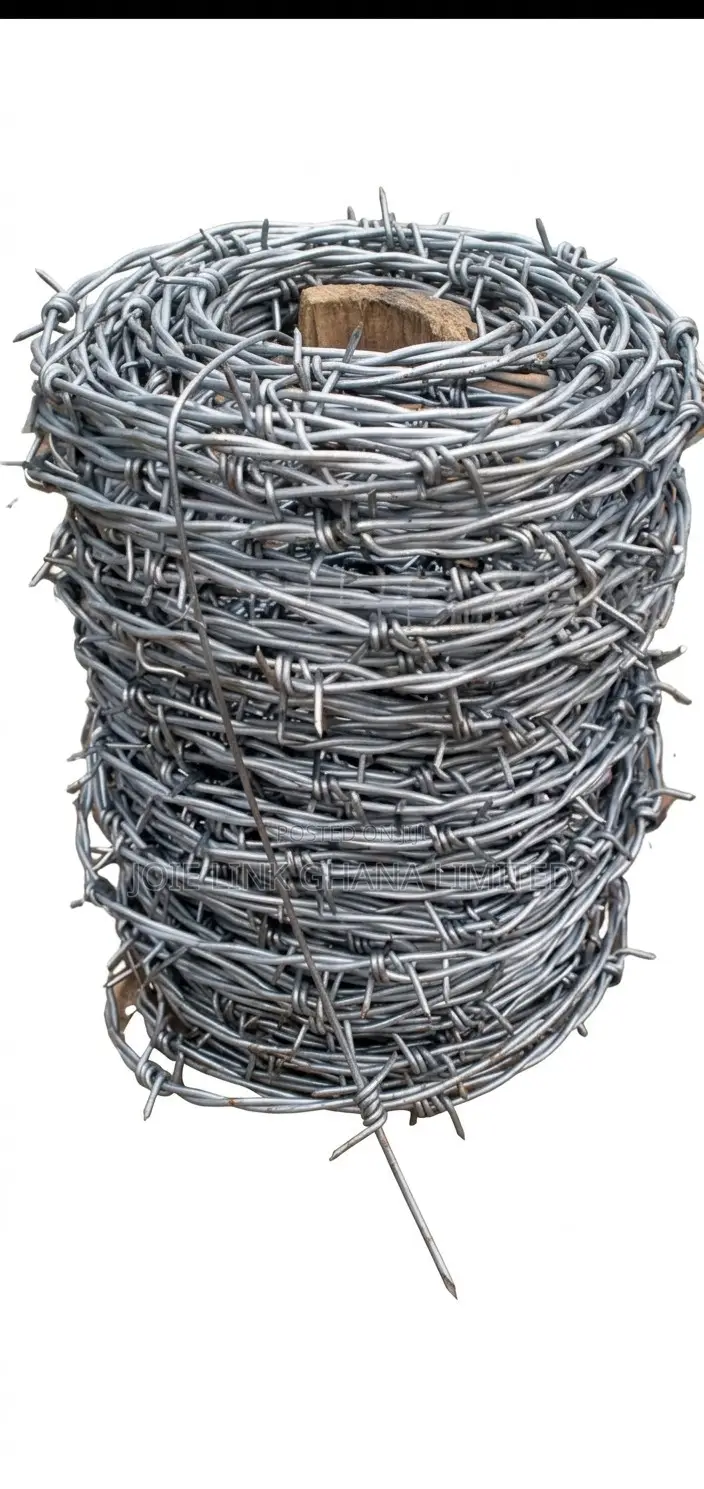 Galvanized Barbed Wire Available in Stock 2.3mm×90m (Made in Ghana)