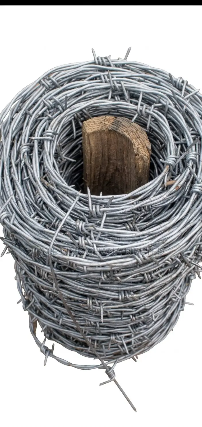 Galvanized Barbed Wire Available in Stock 2.3mm×90m (Made in Ghana)