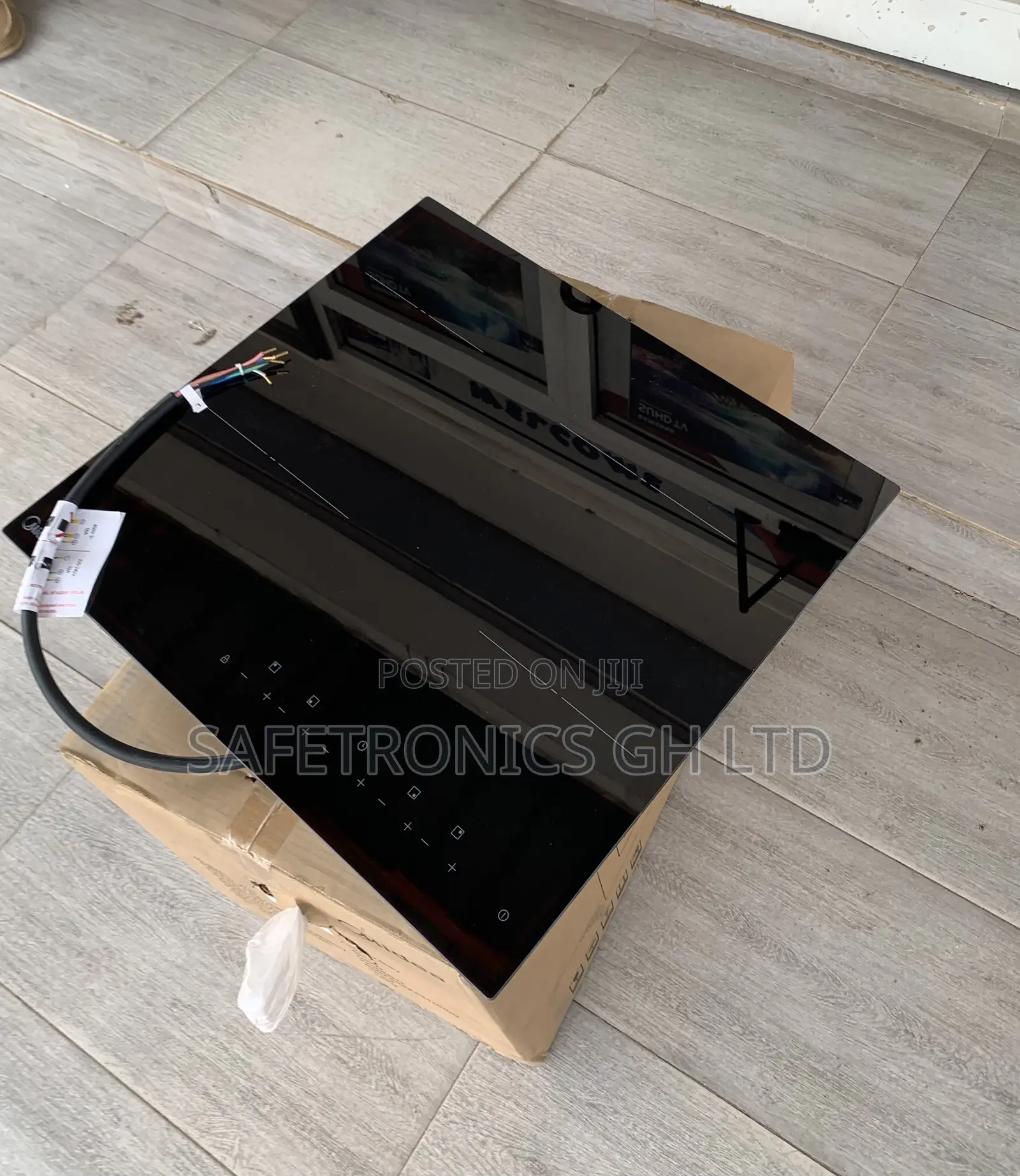 Super Massive Black Inbuilt 60cm Midea Tempered Glass 2026 Burner