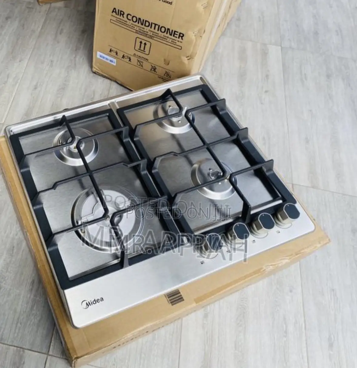 Order Authentic Midea 60g40me 60cm Built in 4 Gas Hob(Gray) 