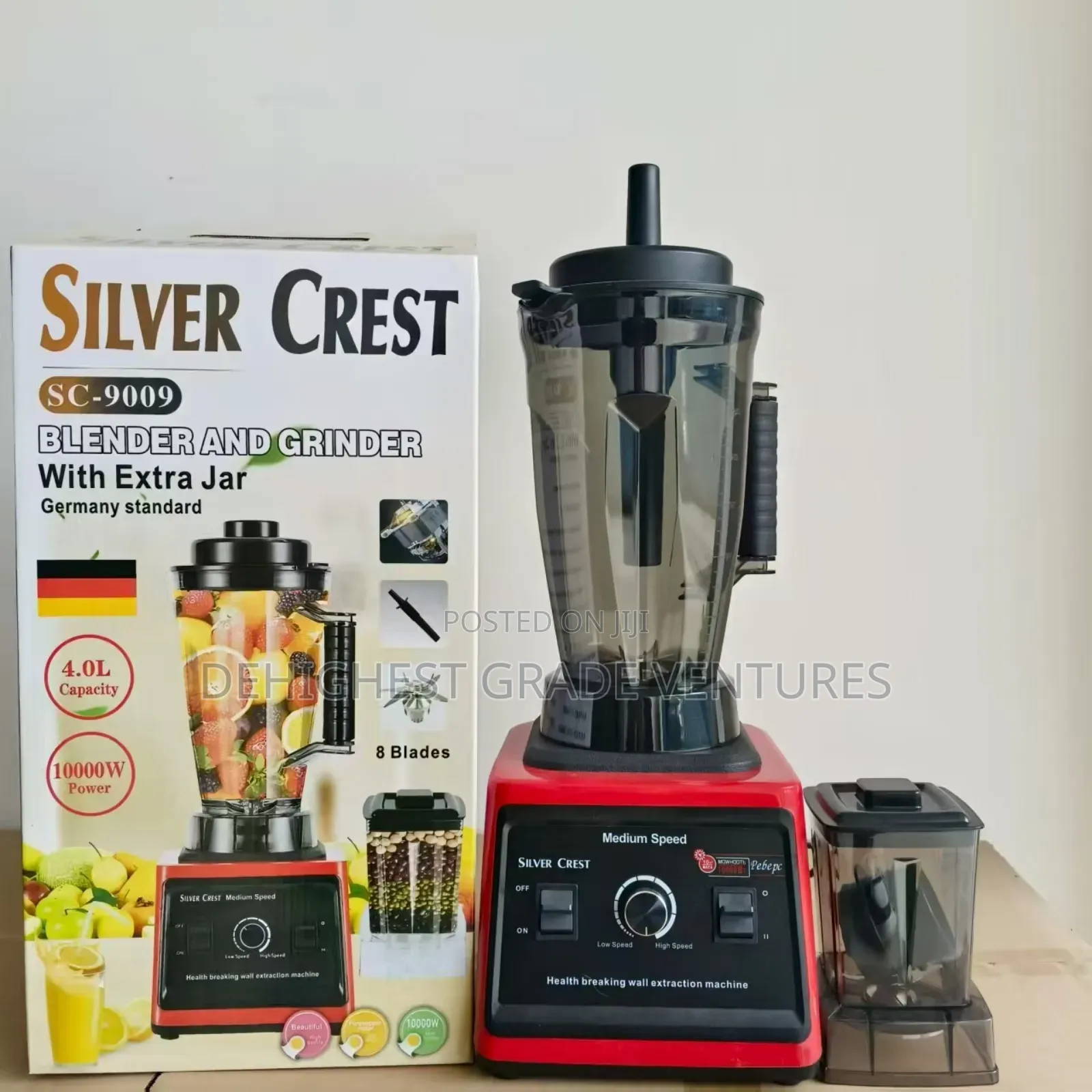 2 in 1 Silver Crest Blender