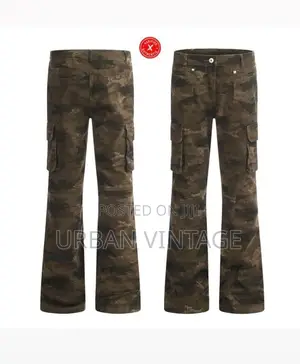 Cargo Pants and Baggy Camouflage Jeans