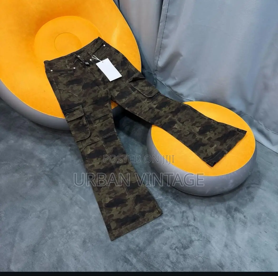 Cargo Pants and Baggy Camouflage Jeans