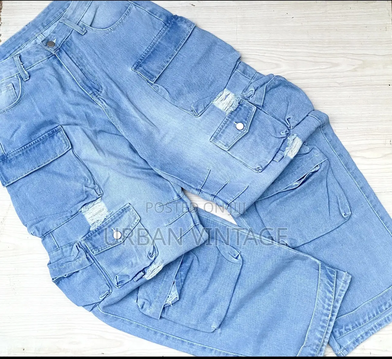 Cargo Pants and Baggy Camouflage Jeans