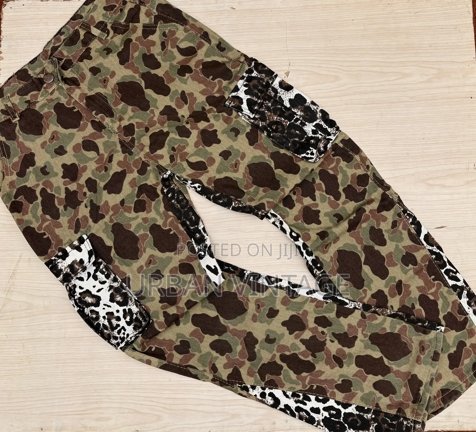 Cargo Pants and Baggy Camouflage Jeans