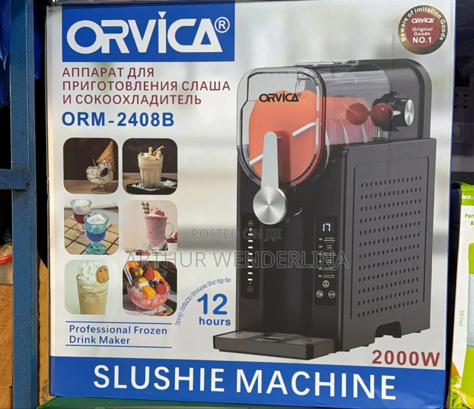 Orvica Ice Slushie Machine