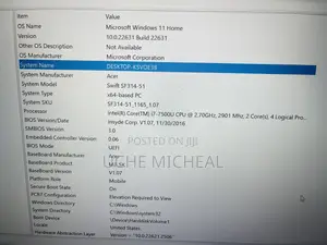 Laptop Acer Swift 3 8GB Intel Core i7 SSD 256GB