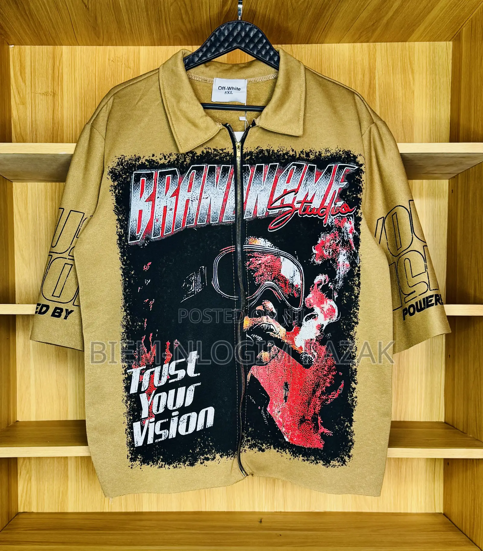 Original Round Neck and Zip Up Crop Tshirt Available in Stock