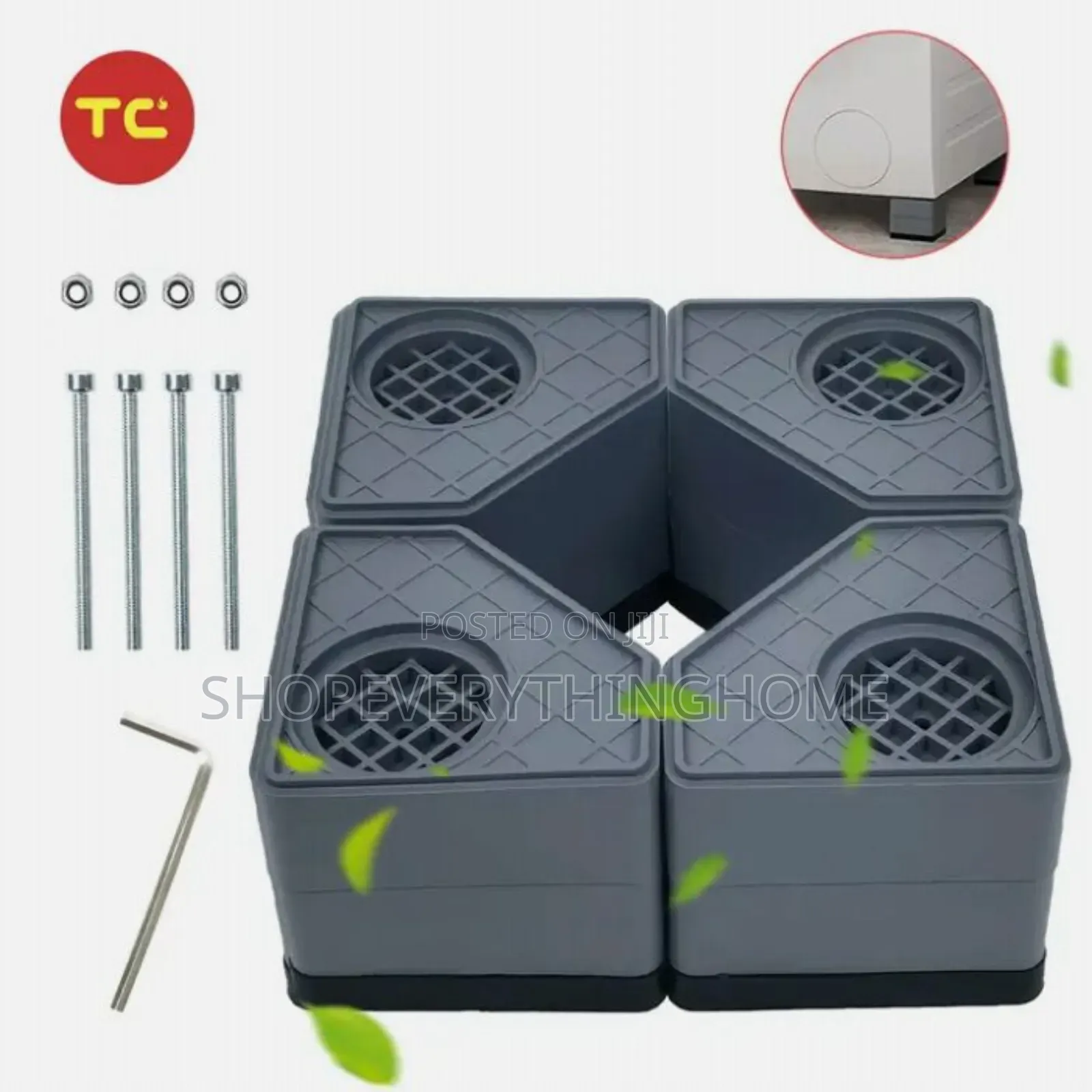 4pcs Anti Slip Pad for Washing Machines and Fridges