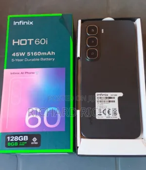 New Infinix Hot 60i 128 GB Black
