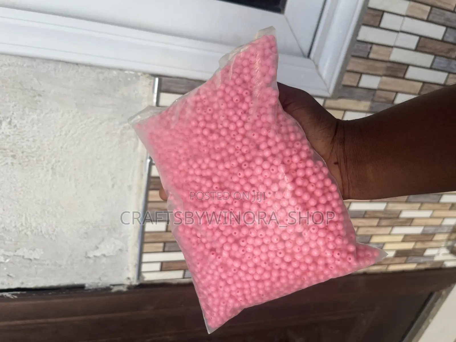 Pink Bag Beads