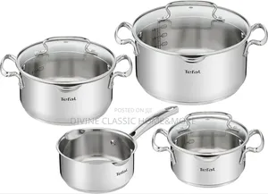 Tefal 7pcs Stainless Steel Cookware Set