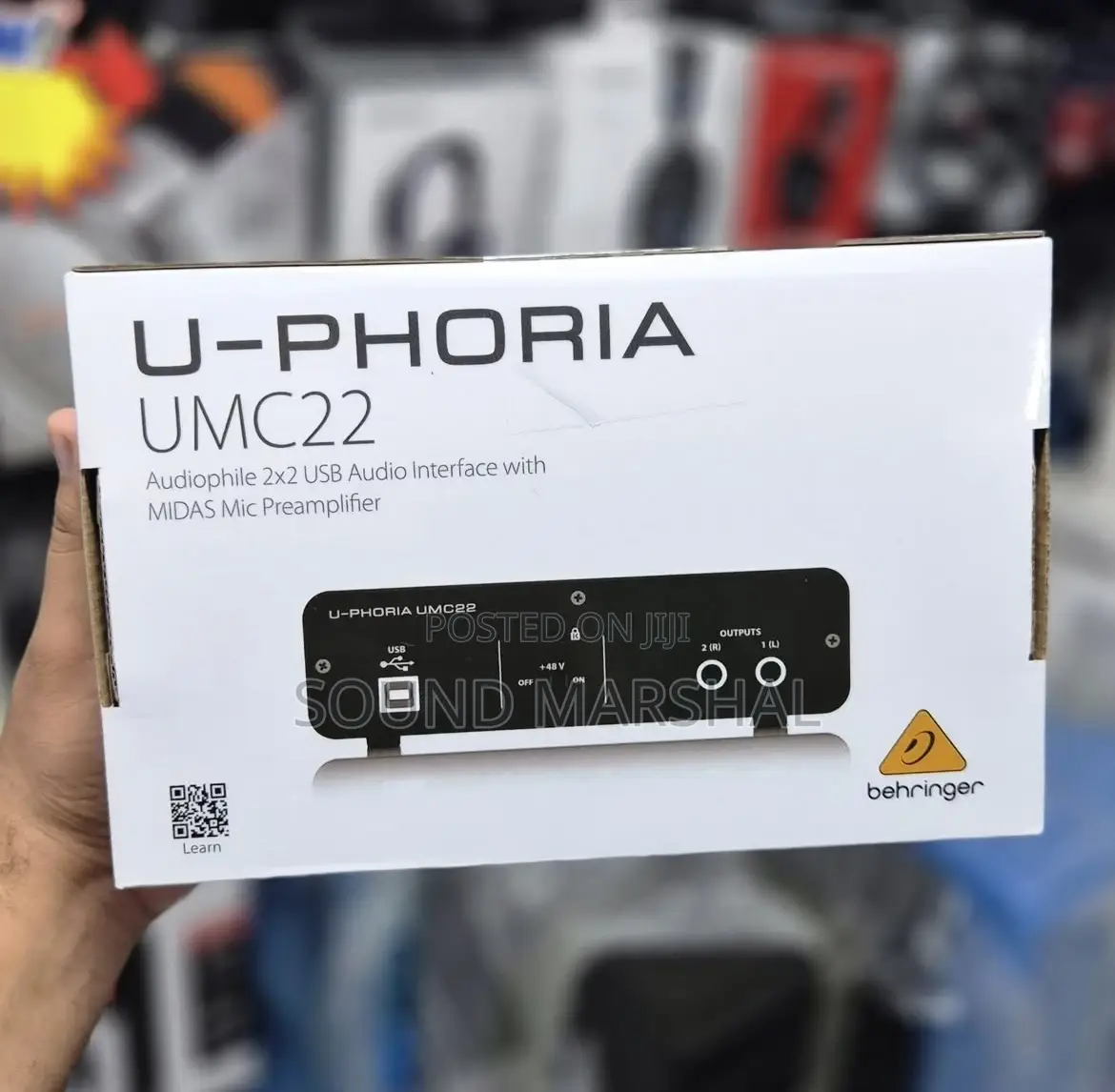 Behringer U-Phoria Umc22 Usb Audio Interface