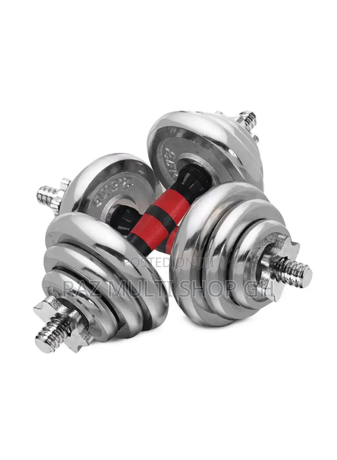 30kg Adjustable Chrome Dumbbells Set