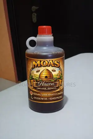 Moas Haven Organic Honey.