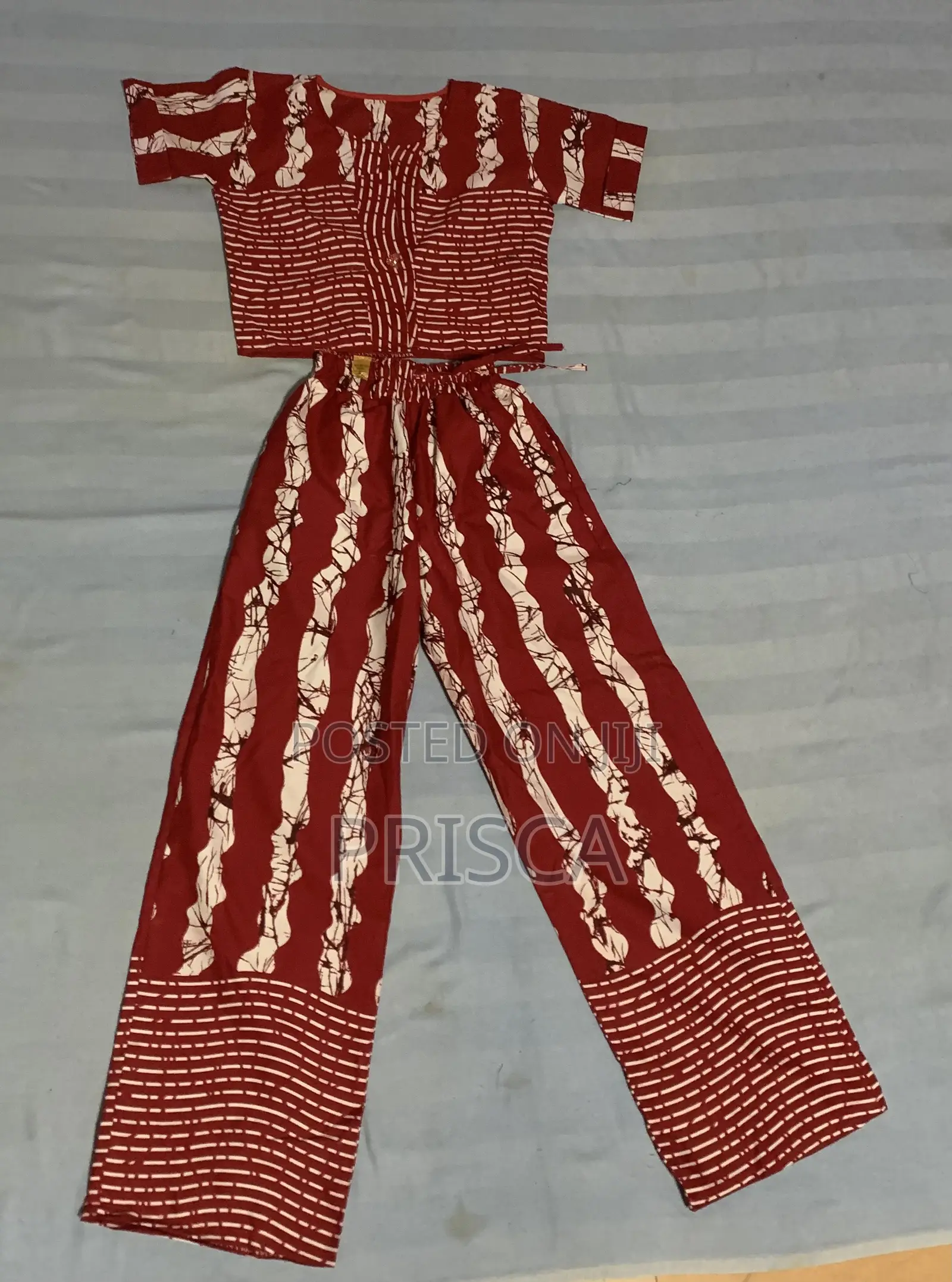 African Print Palazzo Pants/Tops(Mampy Wear)