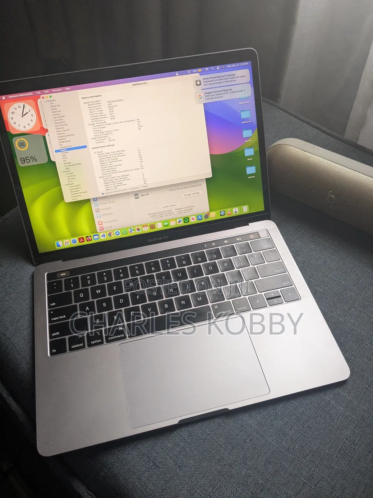 Laptop Apple MacBook Pro 2018 16GB Intel Core 7 SSD 512GB