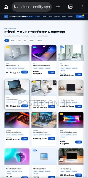 Business Website and Mobile App