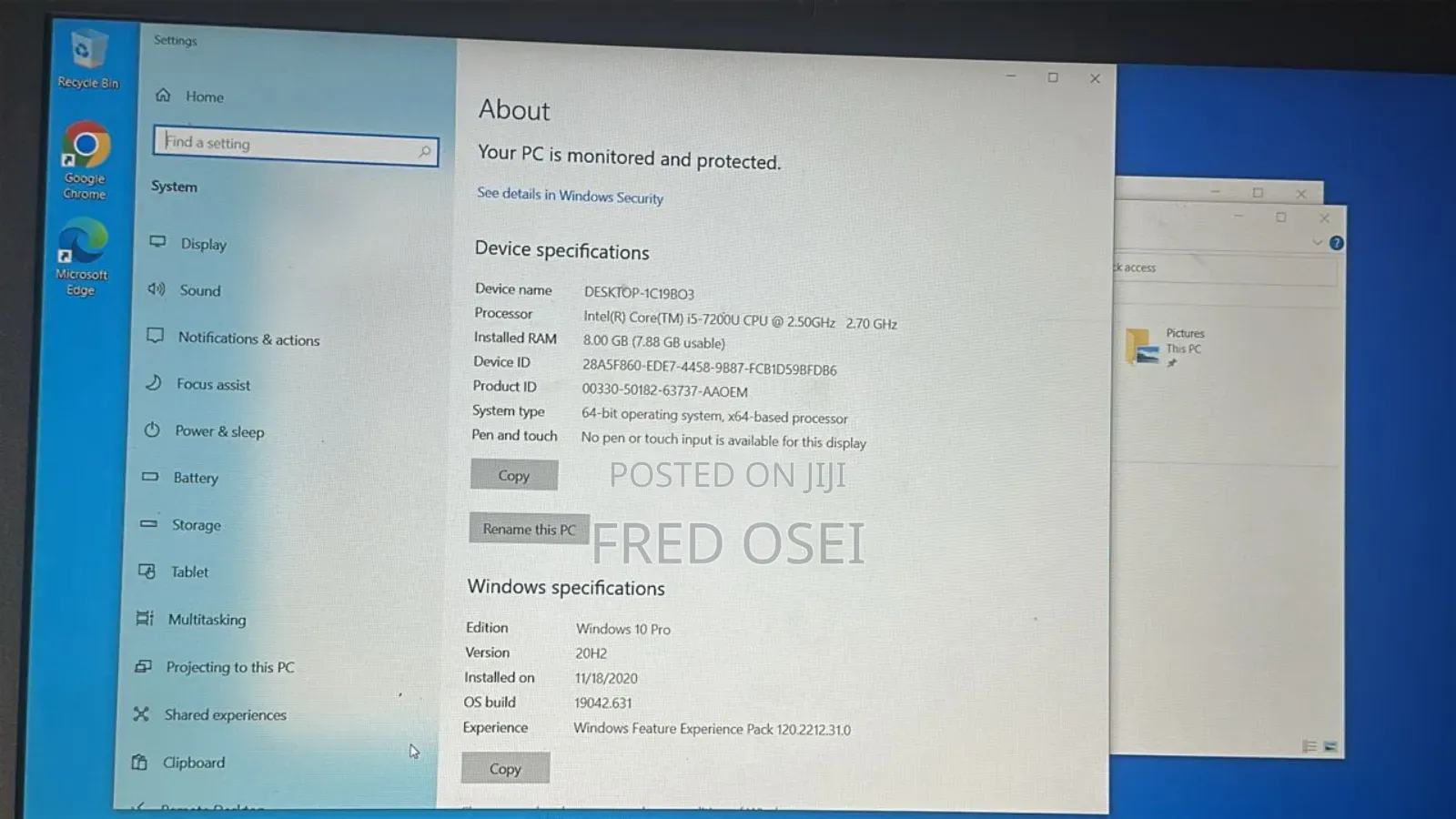 Laptop Dell Latitude 7480 8GB Intel Core i5 SSD 256GB