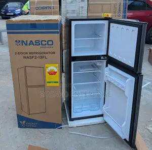 Nasco 112l Double Door Top Freezer Refrigerator