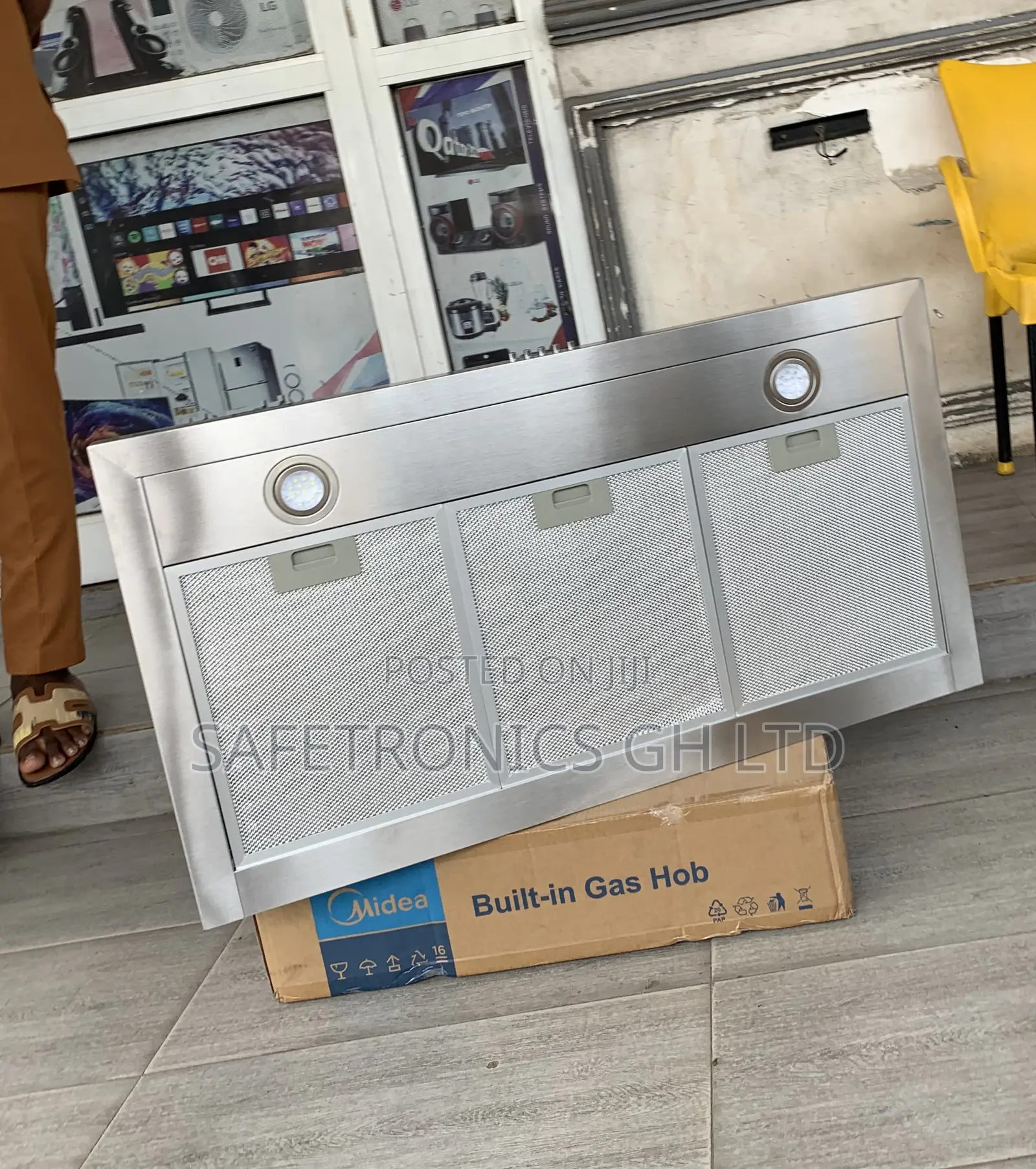 Buy Valuable Grey Inbuilt 90m21 Electric Midea 90cm Hood Extractor
