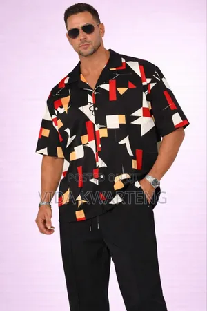 Men's Casual Two Piece Set Available