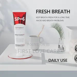 Sp-6 Probiotic Whitening Toothpaste -Enhanced Formula With 6 Probiotic