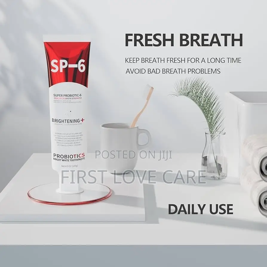 Sp-6 Probiotic Whitening Toothpaste -Enhanced Formula With 6 Probiotic