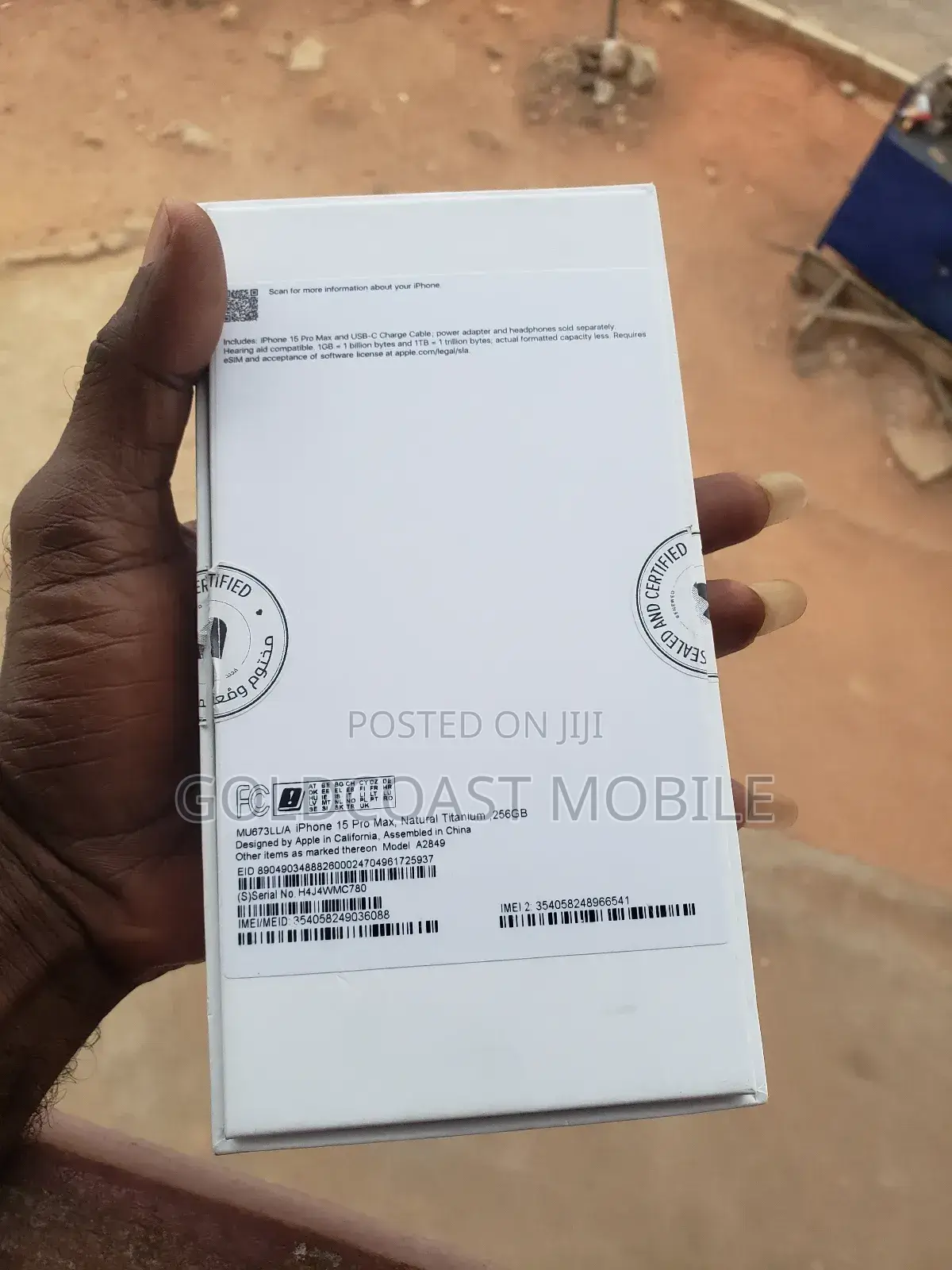 New Apple iPhone 15 Pro Max 256 GB Silver