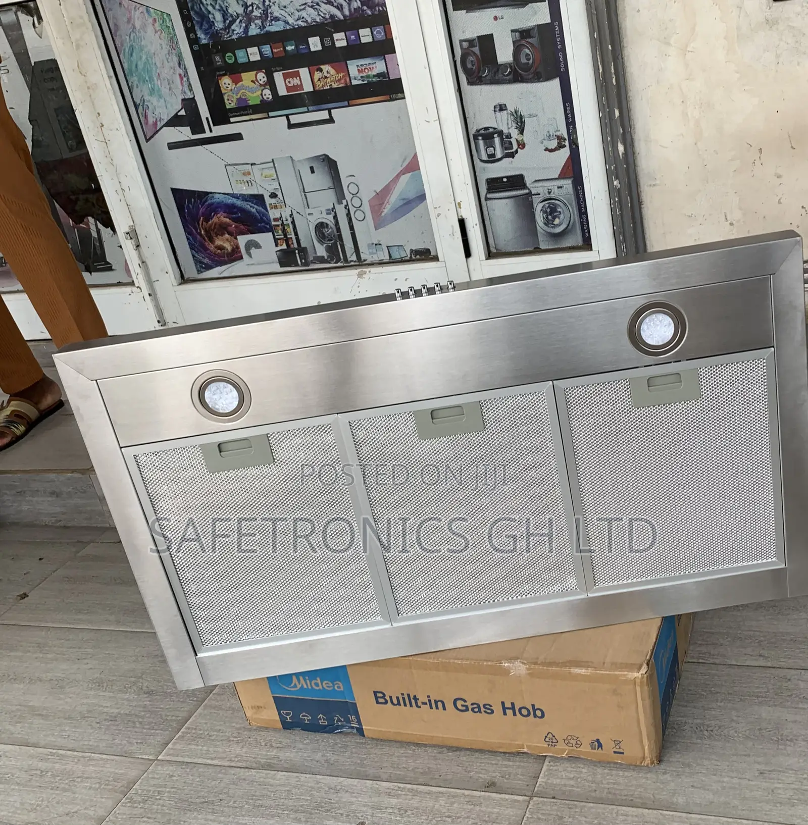 Super Quality 90cm Inbuilt T-Shape Midea Electric Range Hood