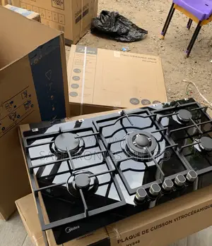 Genuine 5 Gas Tempered 90cm Inbuilt Midea Electric Burner
