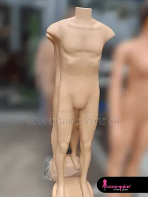 Headless Male Mannequin With Base