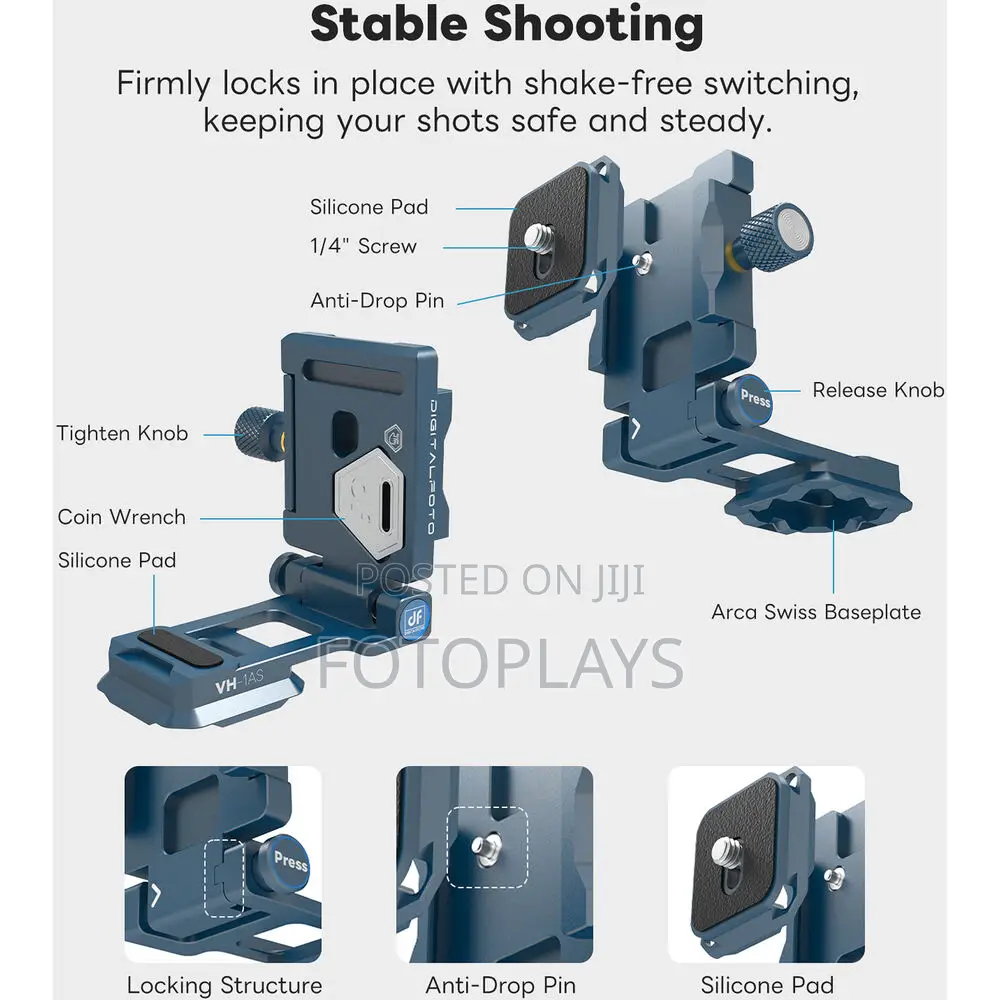 Digitalfoto Solution Limited Foldable L-Bracket and Baseplate
