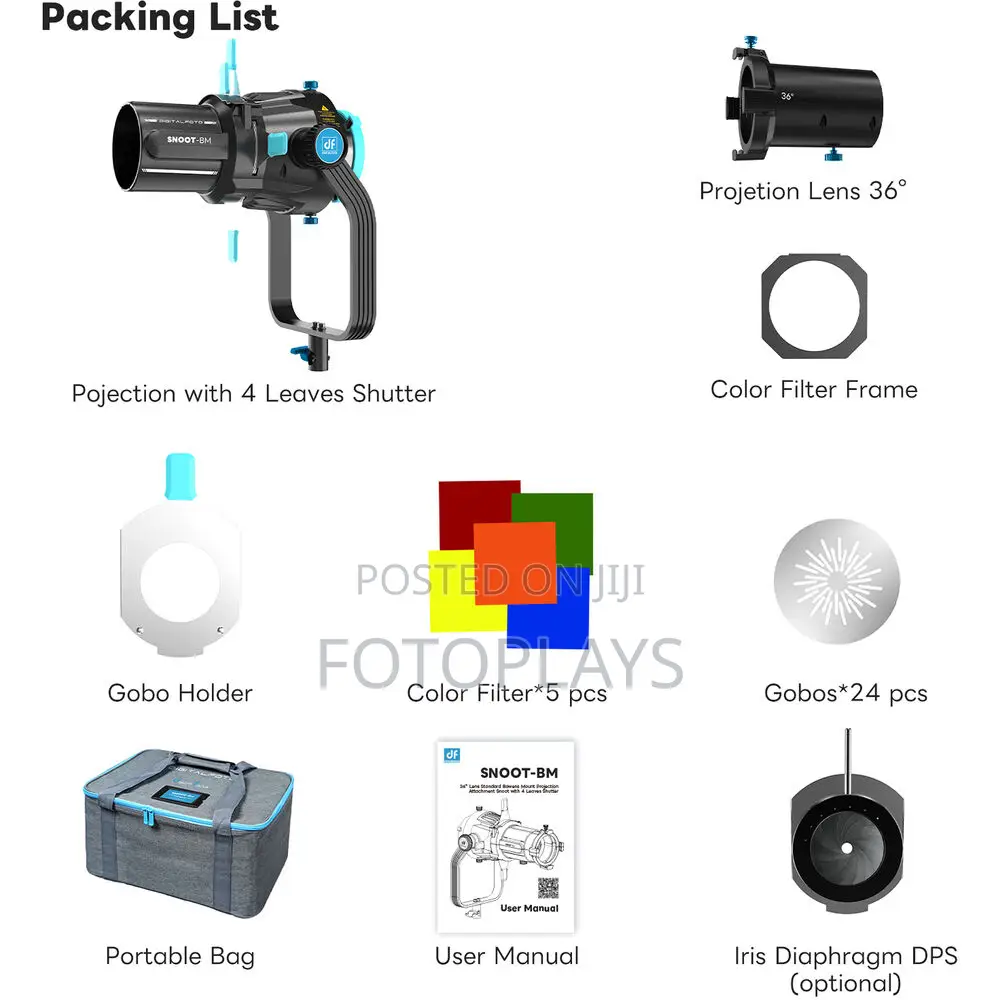 Digitalfoto Solution Limited 36° Bowens Mount Projection Attachment