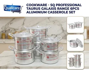 Sqp Taurus Galaxis Range 6pcs Aluminium Casserole Set