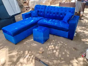 Quality Lshaped Sofa N Footrest ( Payment After Delivery)
