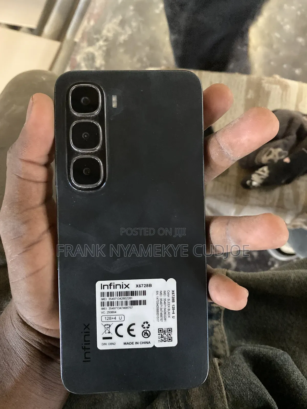 New Infinix Hot 60i 128 GB Black
