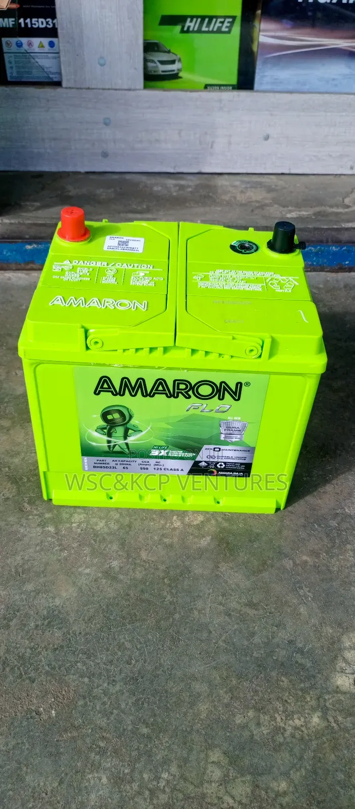 Amaron Battery 15 Plate Block 80h for Rav4 and Kia Sportage