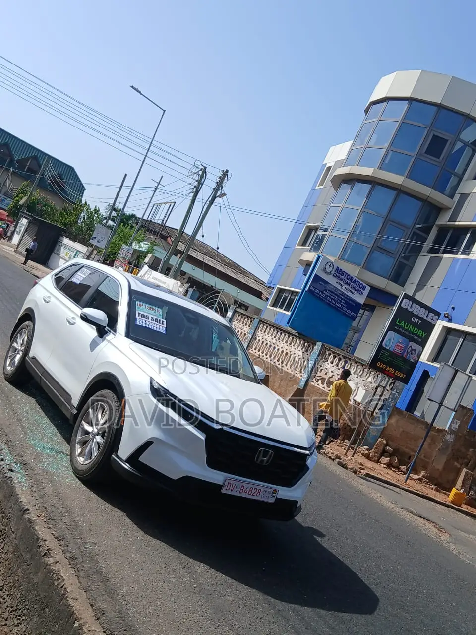 New Honda CR-V EX AWD 2025 White