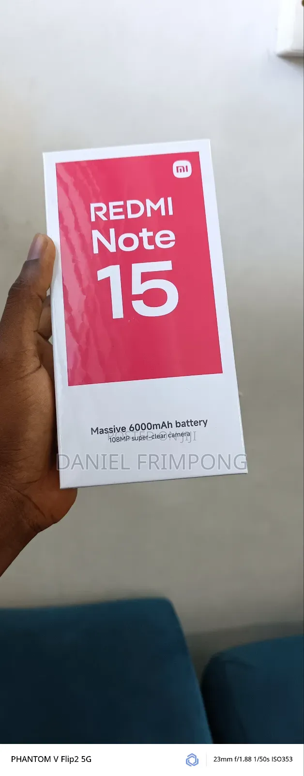 New Xiaomi Redmi Note 15 128 GB Black