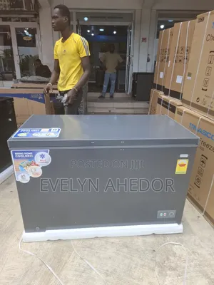 Light Gray Colour of Nasco Chest Freezer 380litres Brand New for Sale