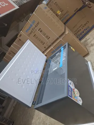 Light Gray Colour of Nasco Chest Freezer 380litres Brand New for Sale