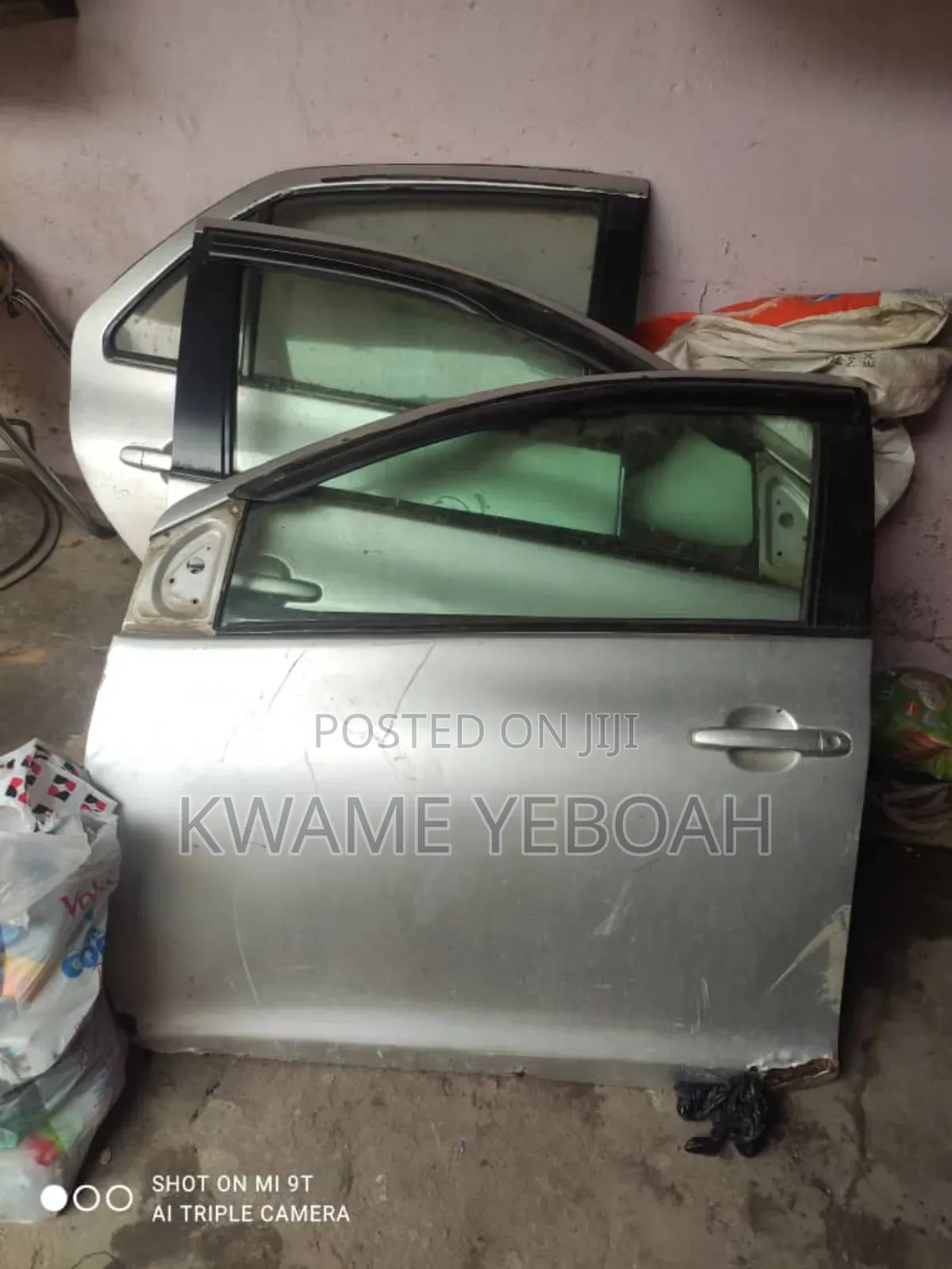 Toyota Yaris Doors Set Long Booth