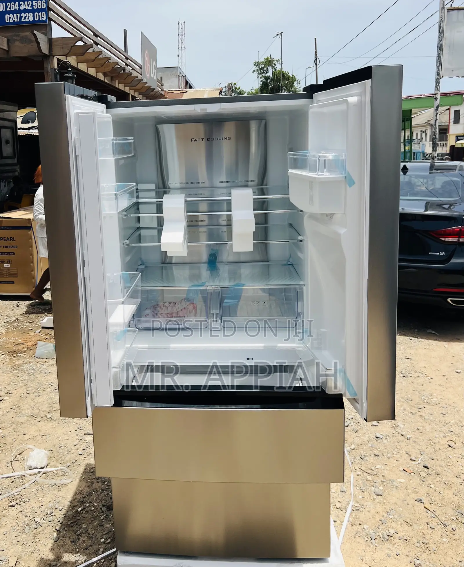 Shop Quality Pearl French Door Refrigerator(Pf-702mdixwd-2b)Gray.